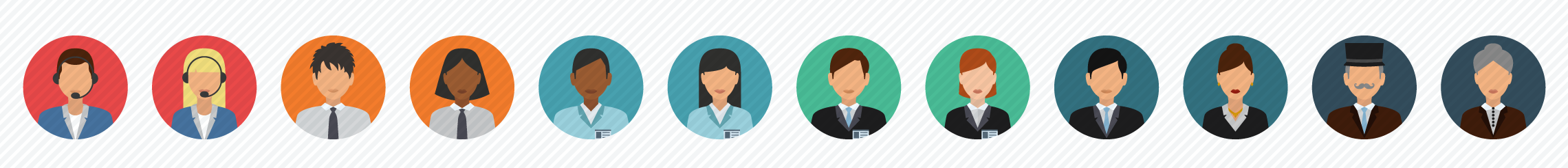 People_Business flat icons