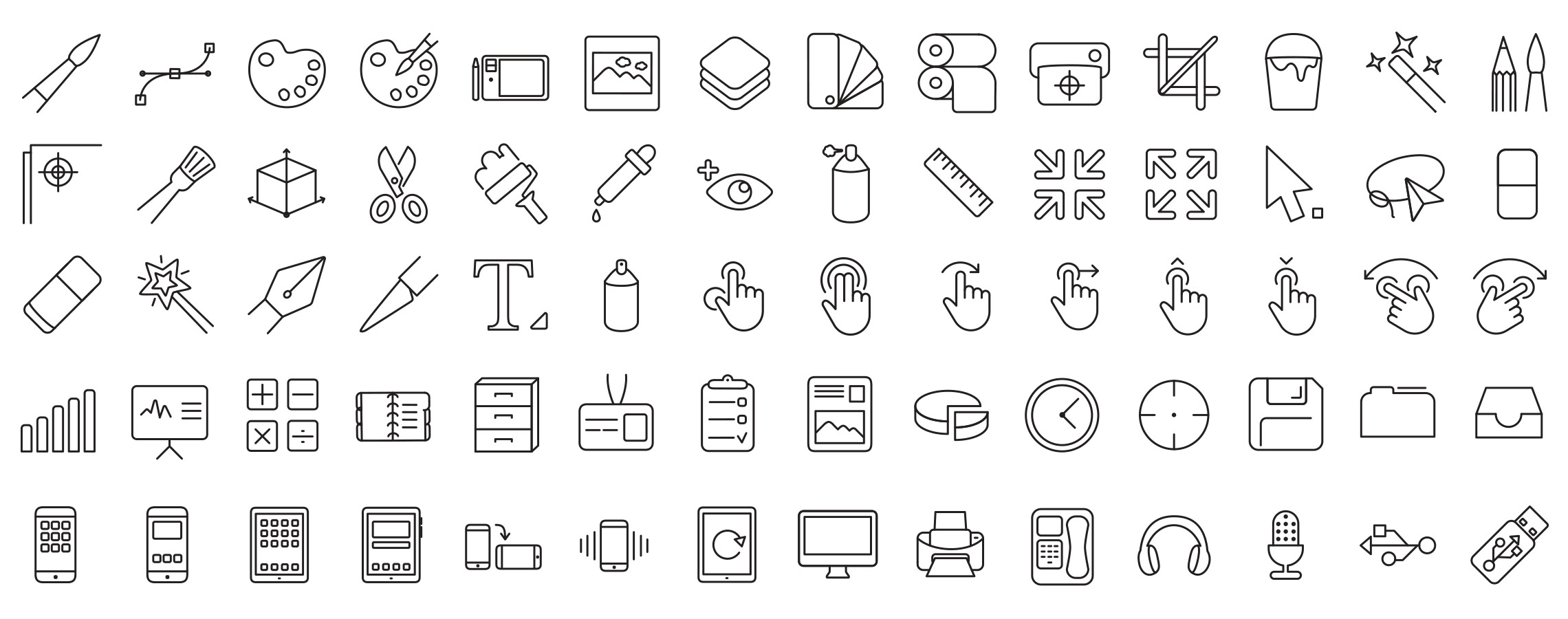 16,500 Icons the biggest vector bundle for websites and applications.