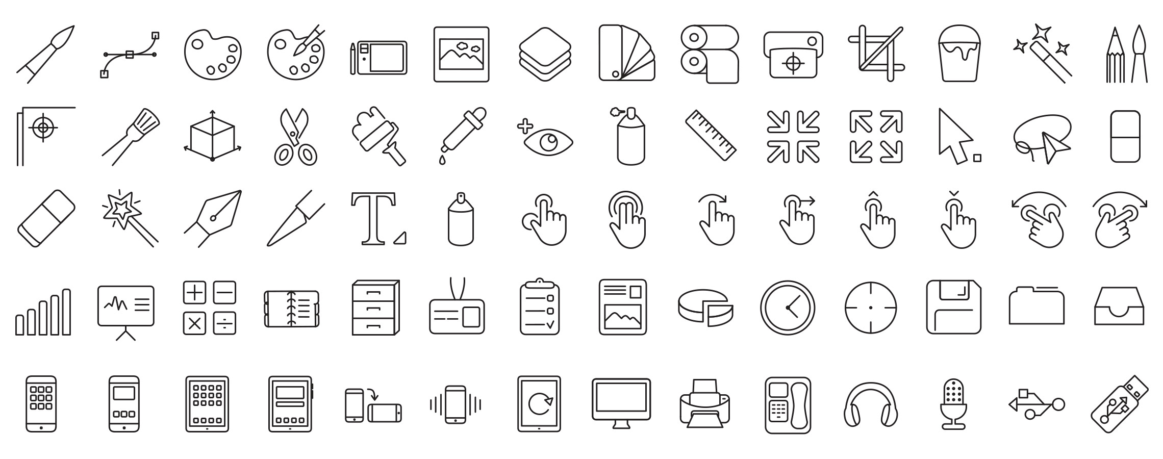 16,500 Icons the biggest vector bundle for websites and applications.