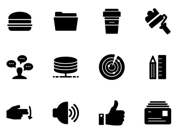 glyph icons pack