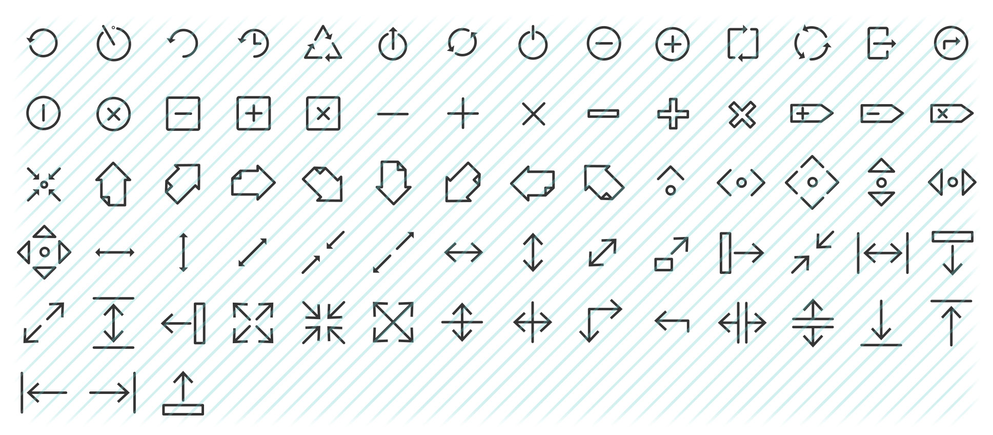 interface and buttons boldicons icons