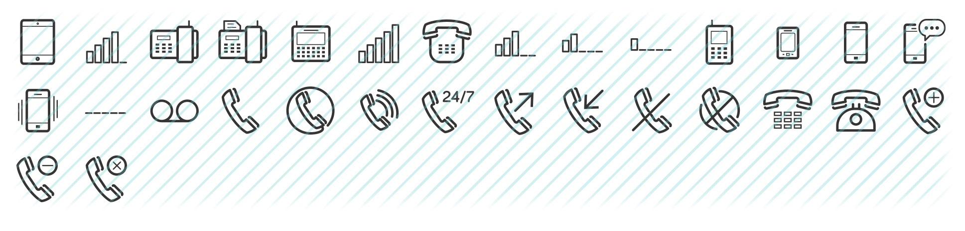 phone and mobile boldicons icons