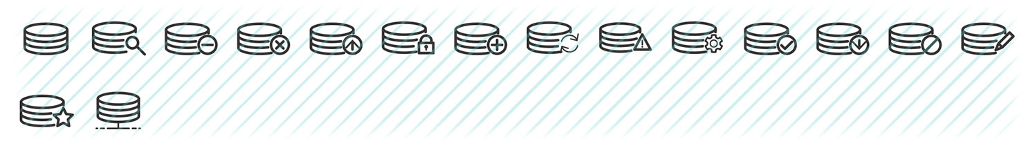 servers boldicons icons