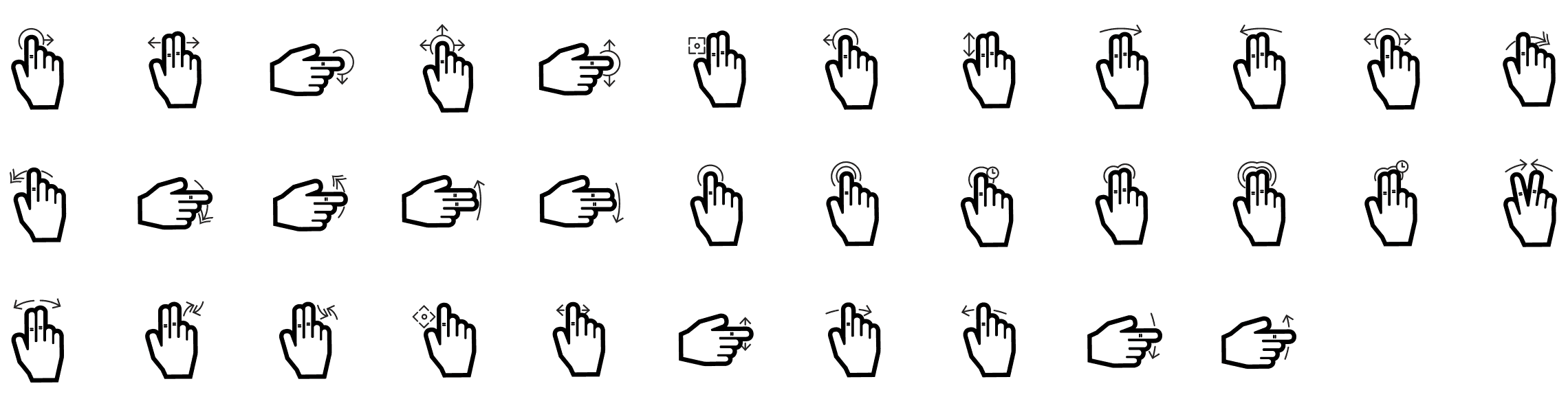 touch-gestures-boldicons-preview