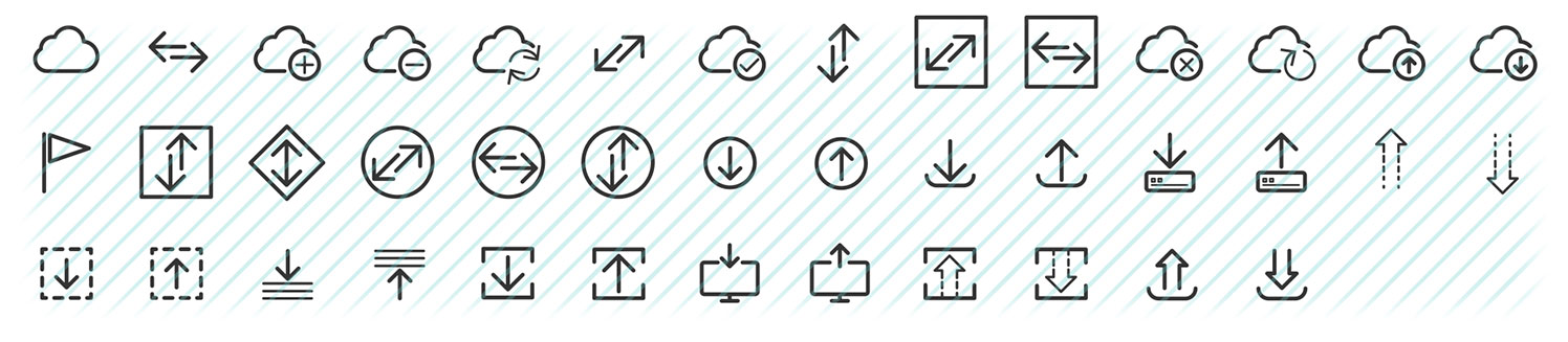 transfers boldicons icons