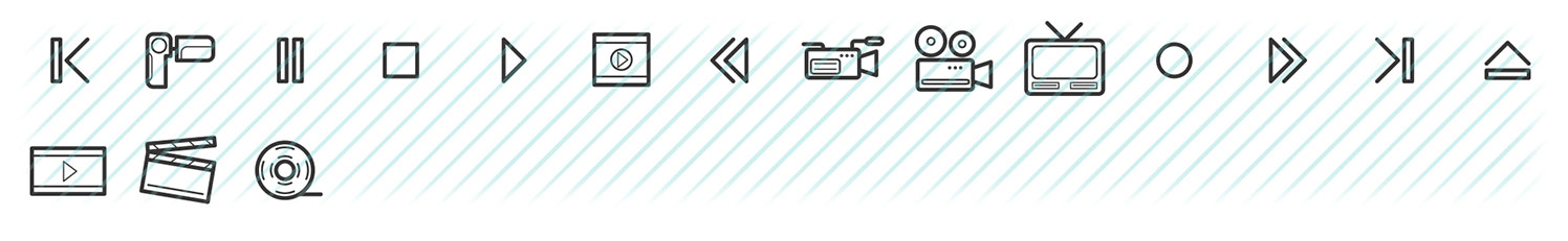 video boldicons icons