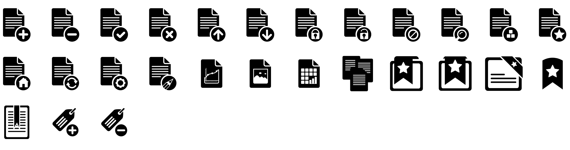 documents-glyph-icons-preview
