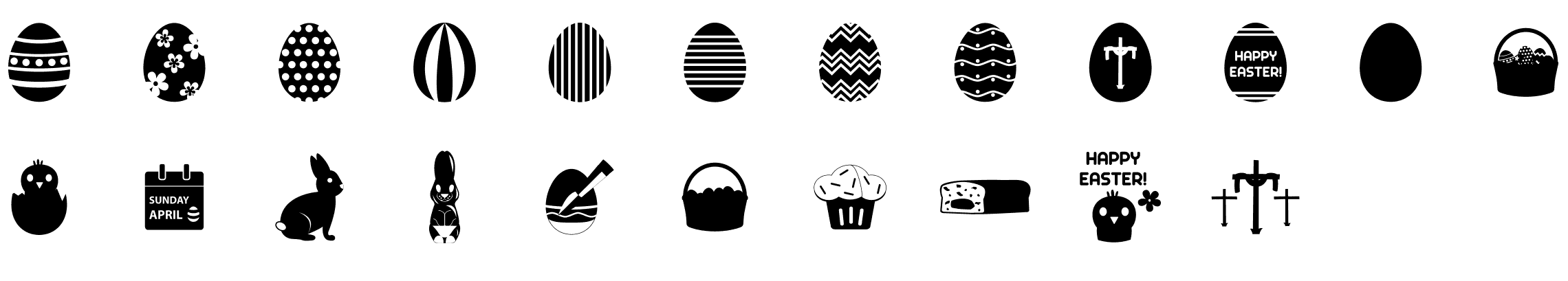 easter-glyph-icons-preview