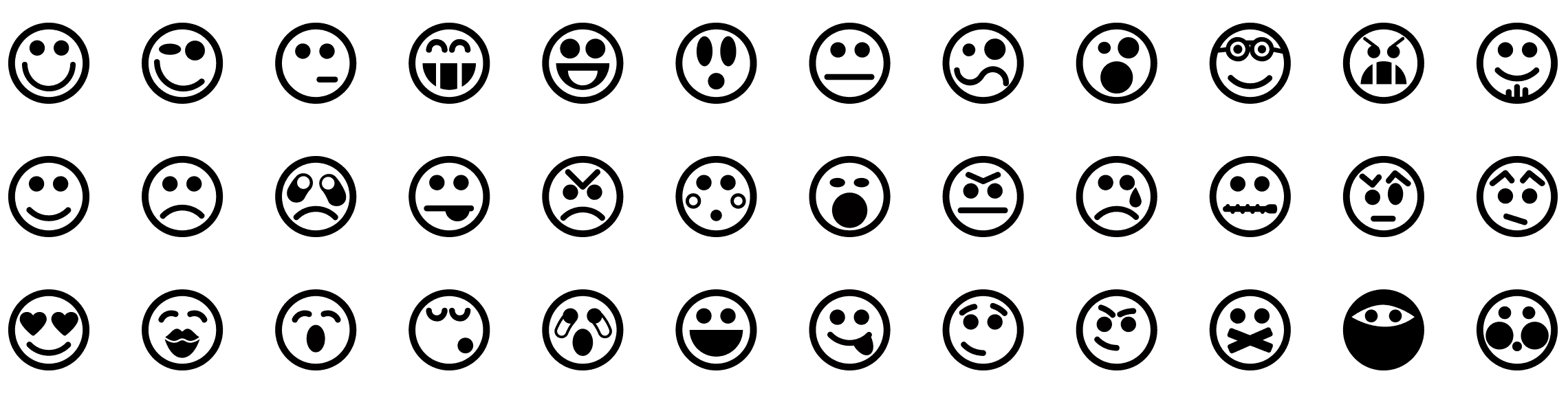 emoticons-1-glyph-icons-preview