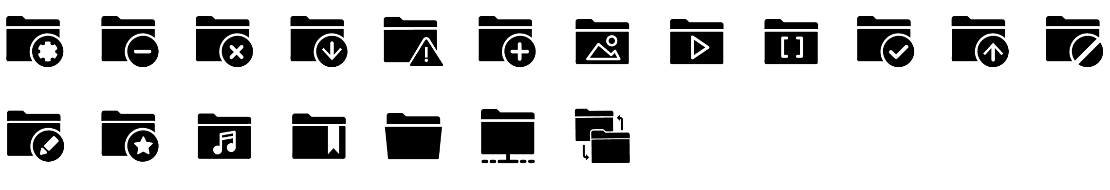folders-glyph-icons-preview