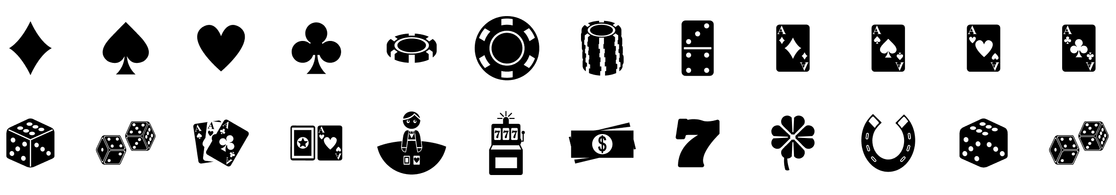 gambling-glyph-icons-preview