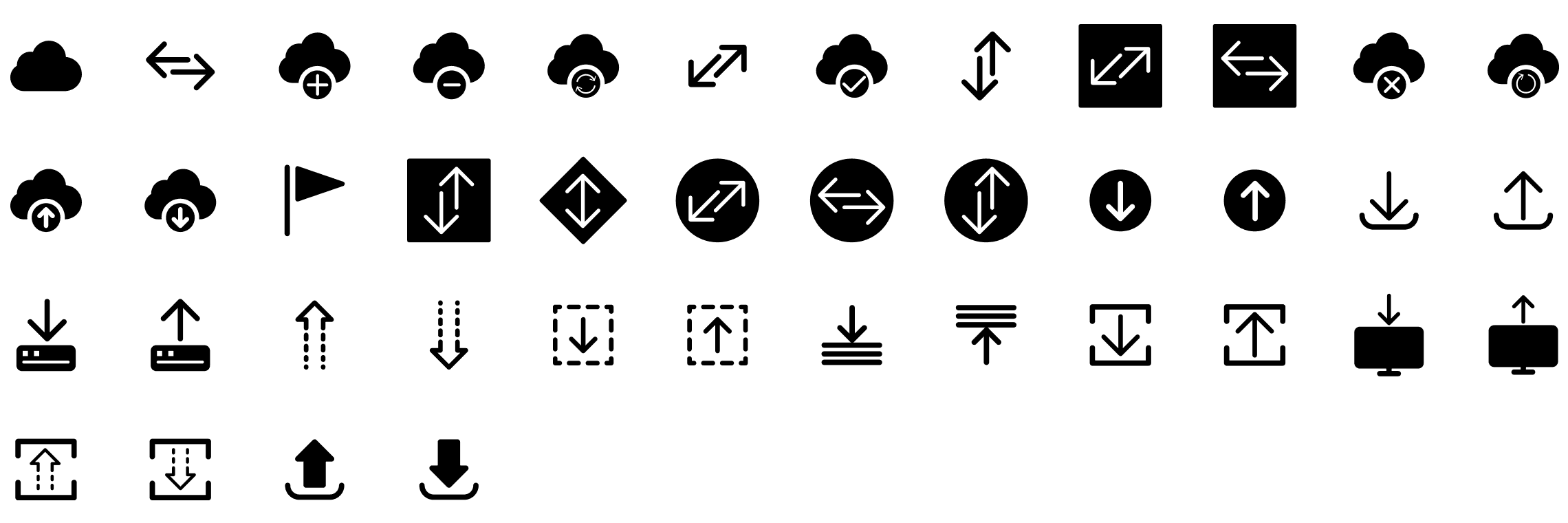 transfers-glyph-icons-preview