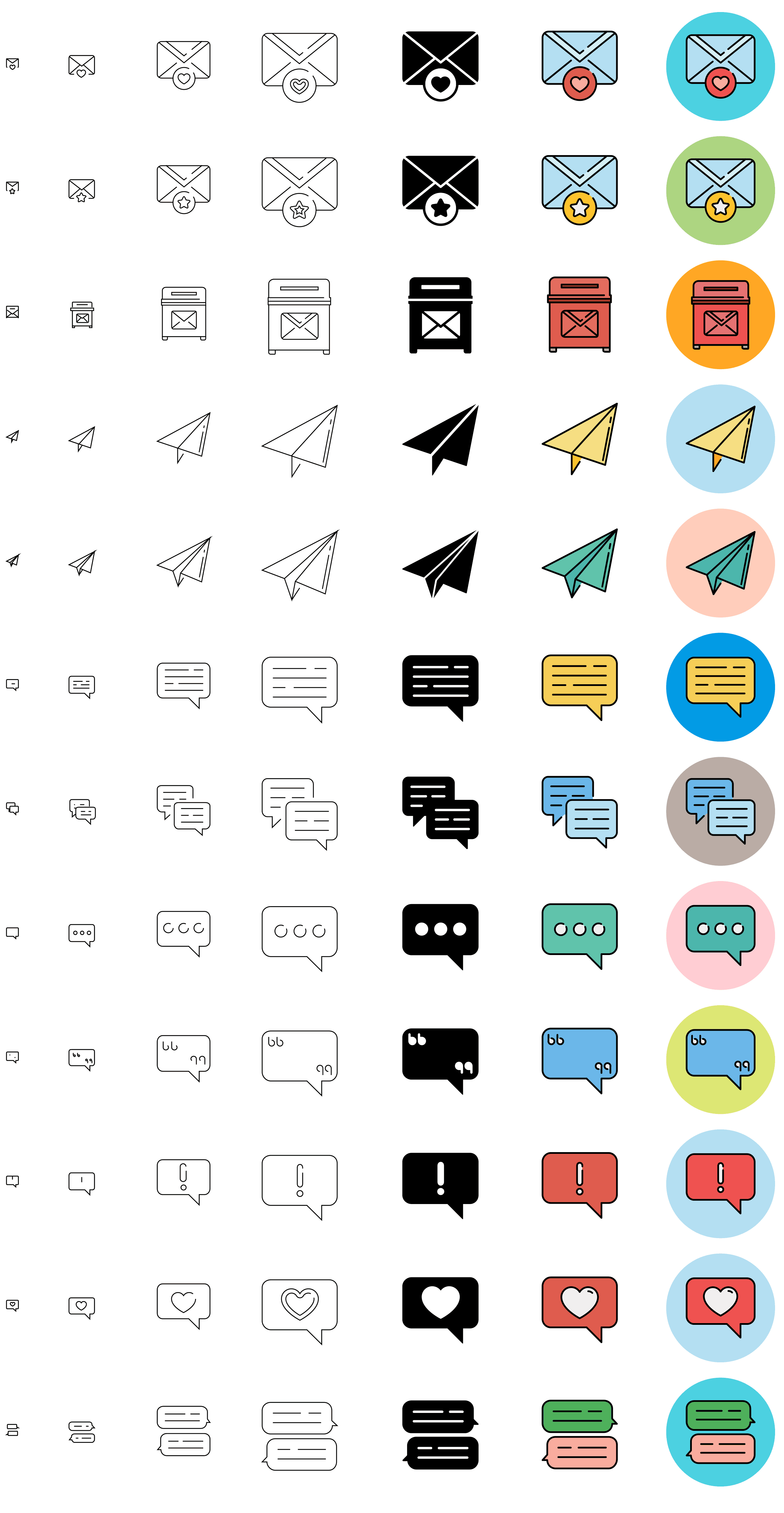 communication-4-preview responsive icons