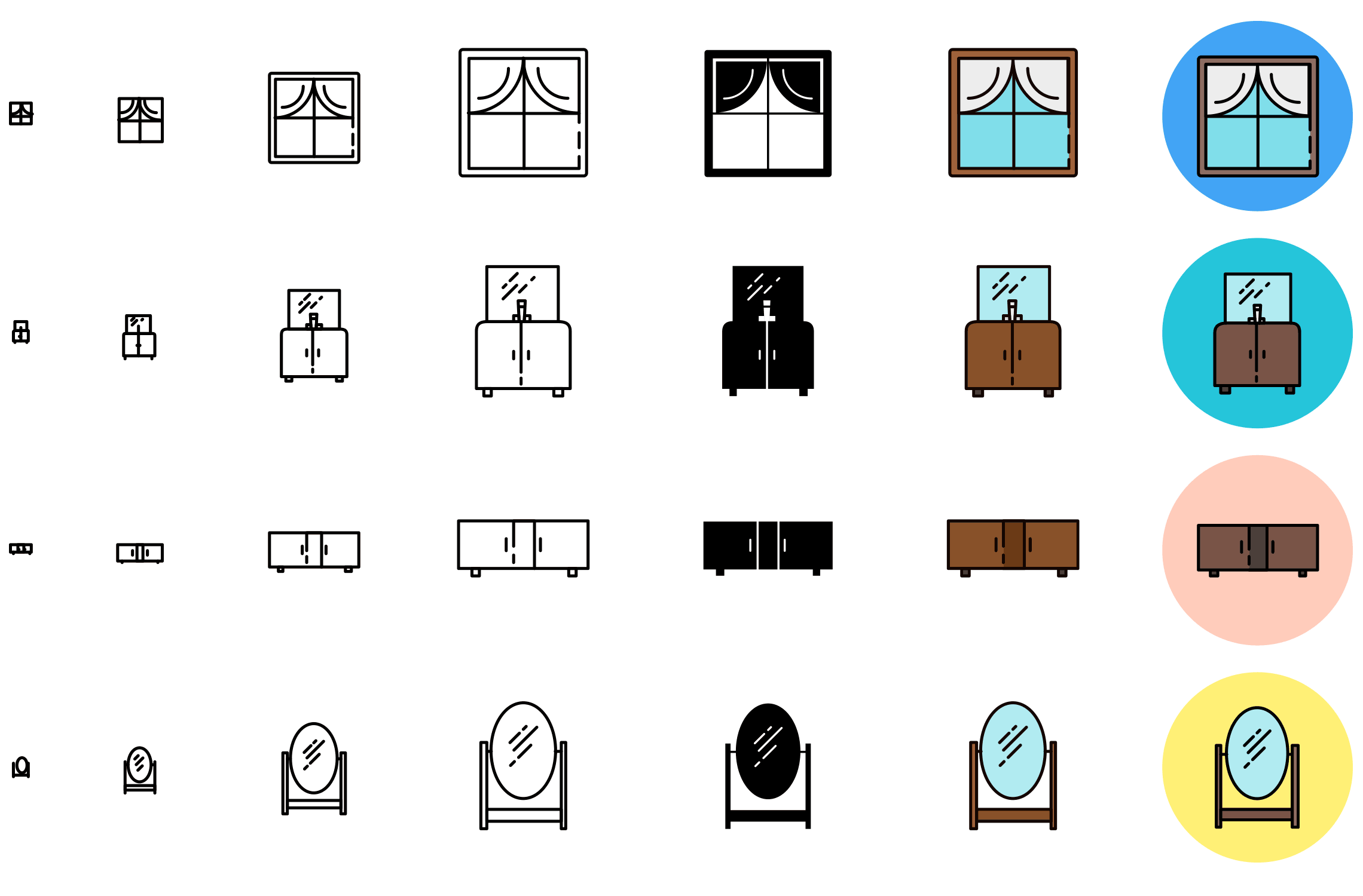 furniture-8-preview responsive icons