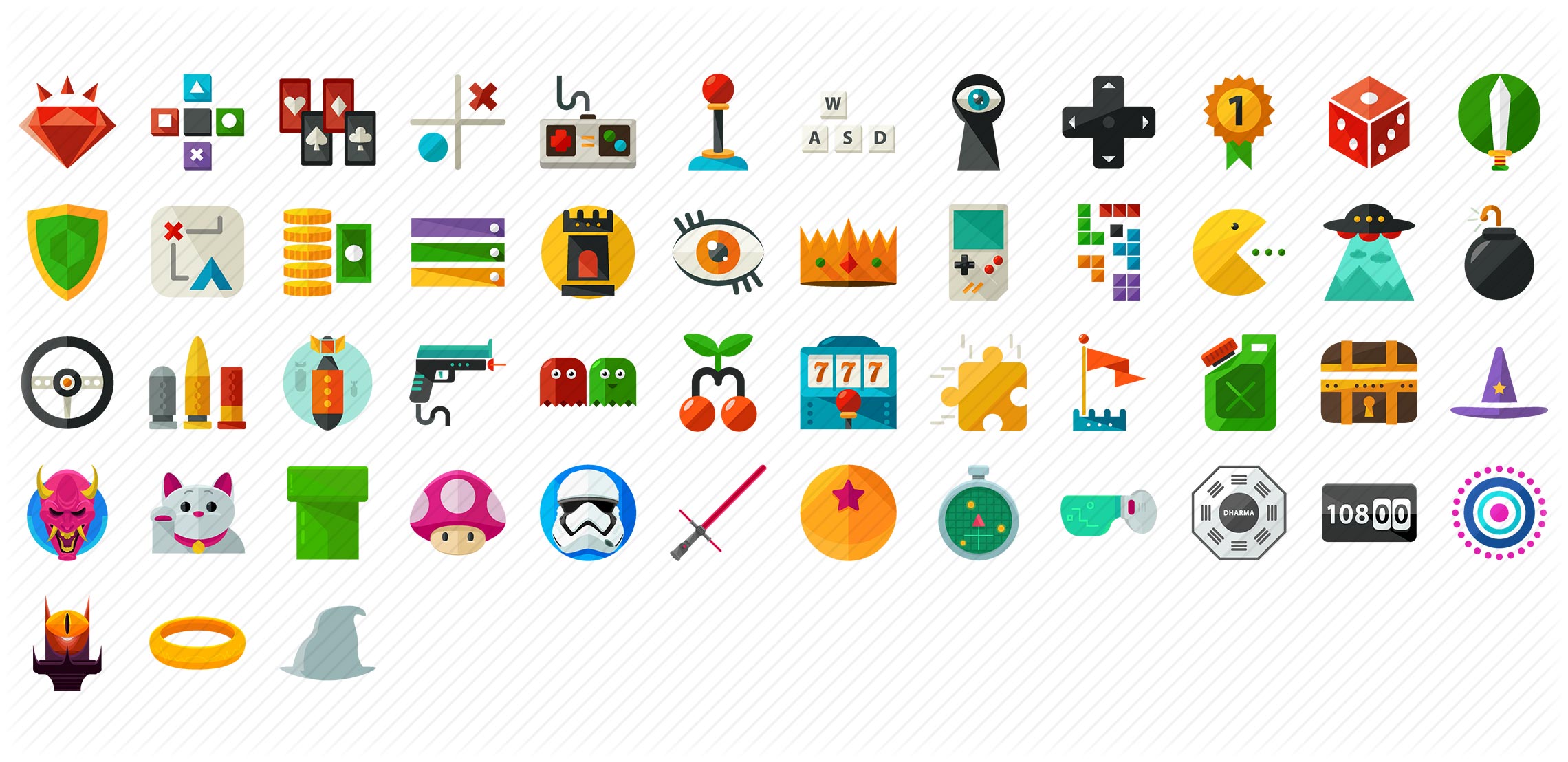 3000 Flat Icons In Sketch, Illustrator, Svg And Png