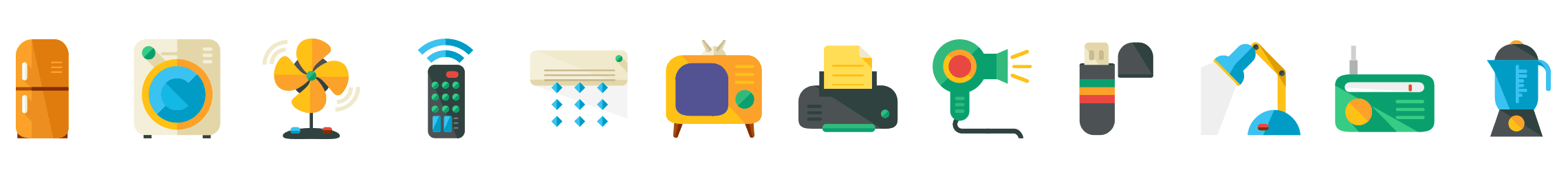 Home-Appliances-flat-icons