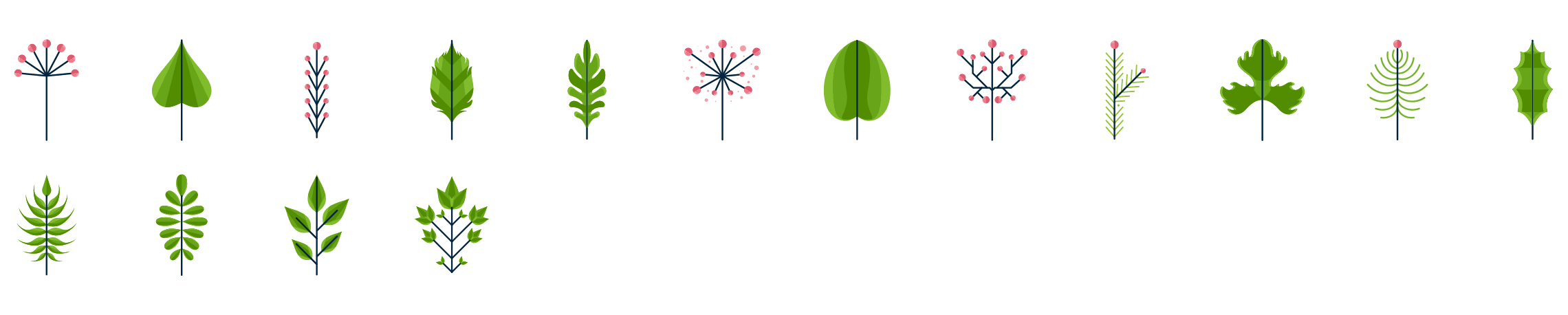 Plants-flat-icons