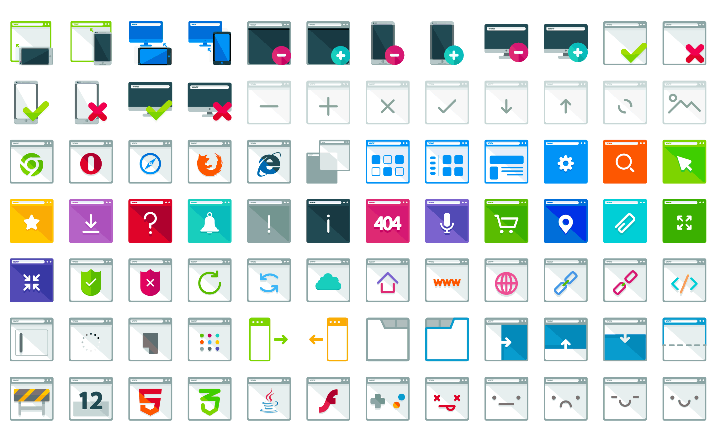 Web-Browser-flat-icons