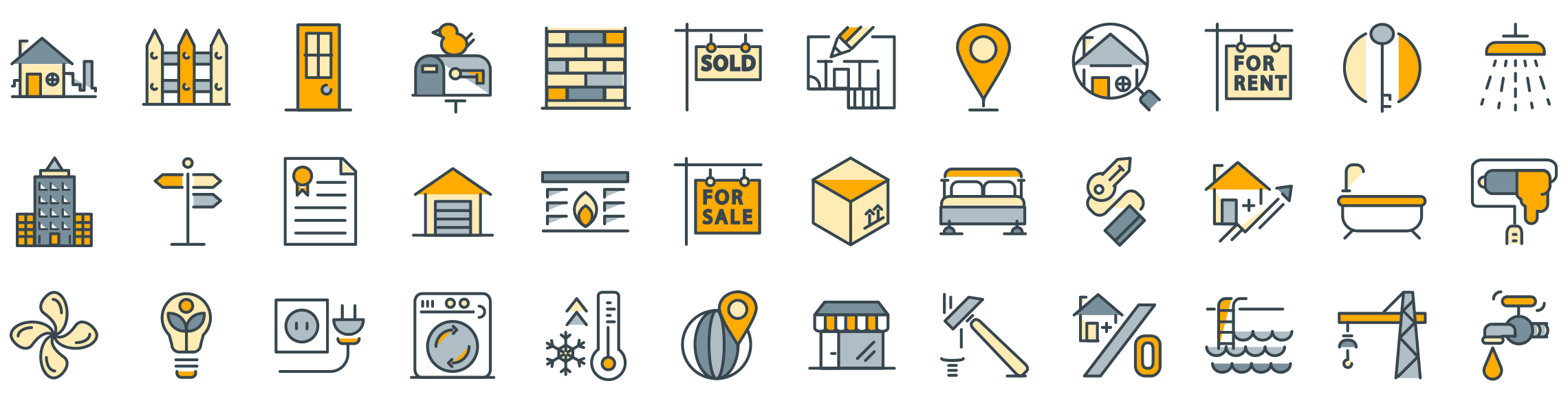 real-estate-funline-icons-preview