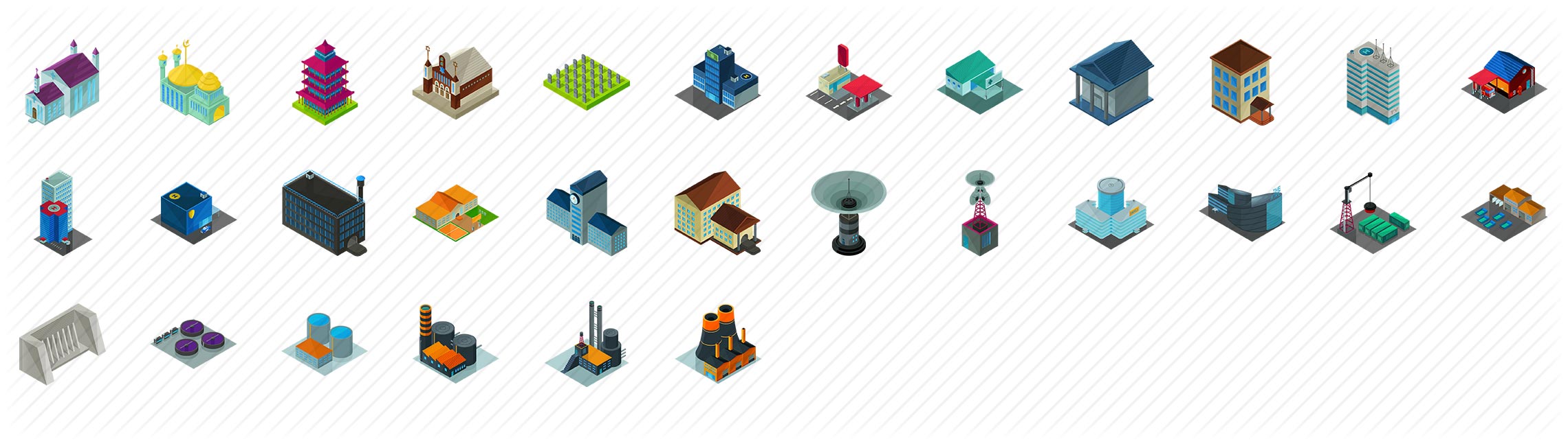 Isometric Icons Pack 1000 Vector Icons Download Isometric Icons Pack 1000 Vector Icons Download
