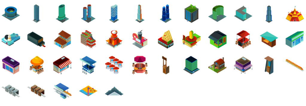 Isometric Icons Pack - 1000 vector icons download