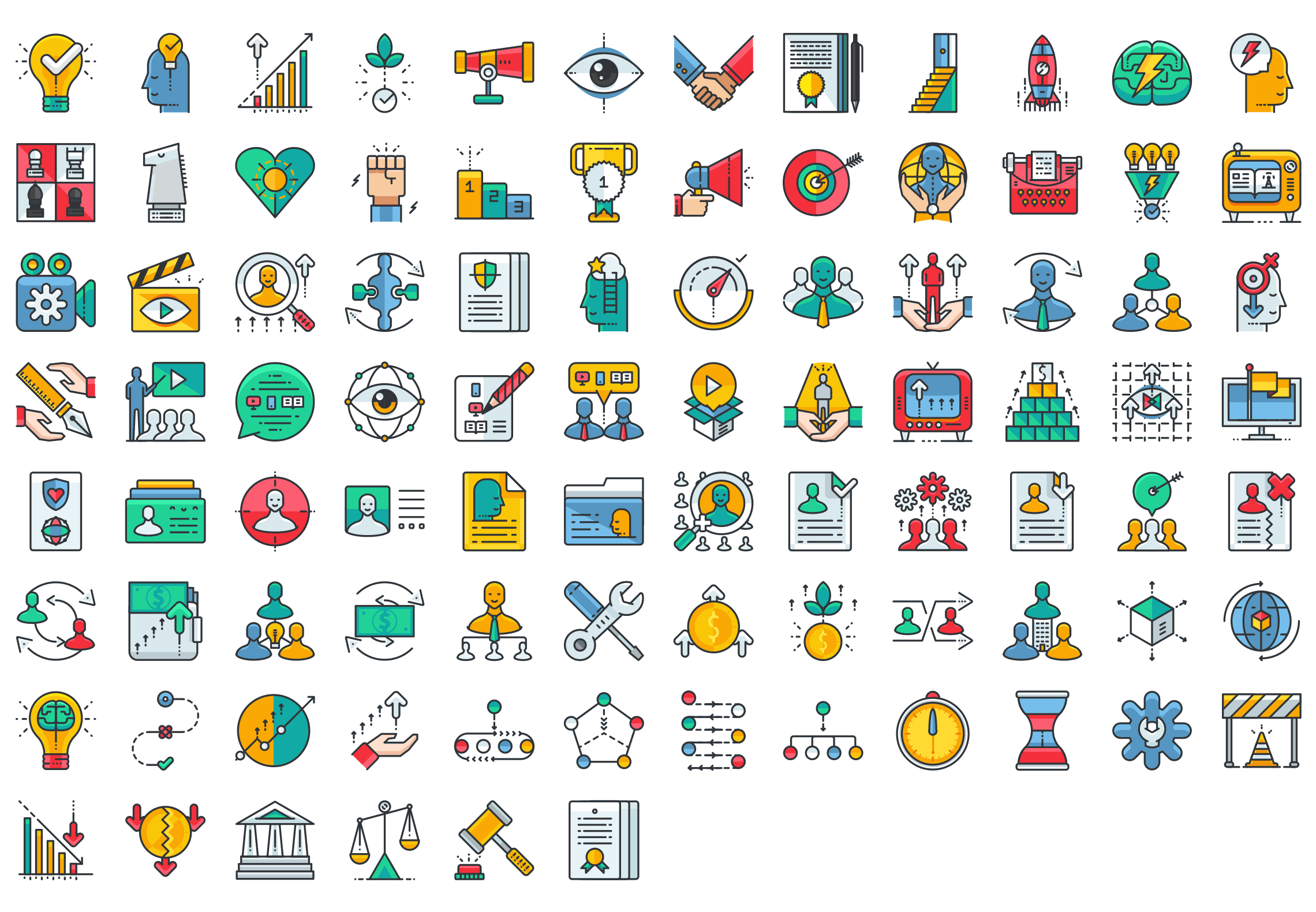 Business-Development-filled-outline-icons-1