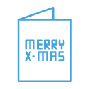 card merry christmas freebie icon