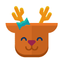deer smile freebie icon
