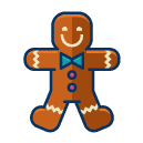 gingerbread man freebie icon