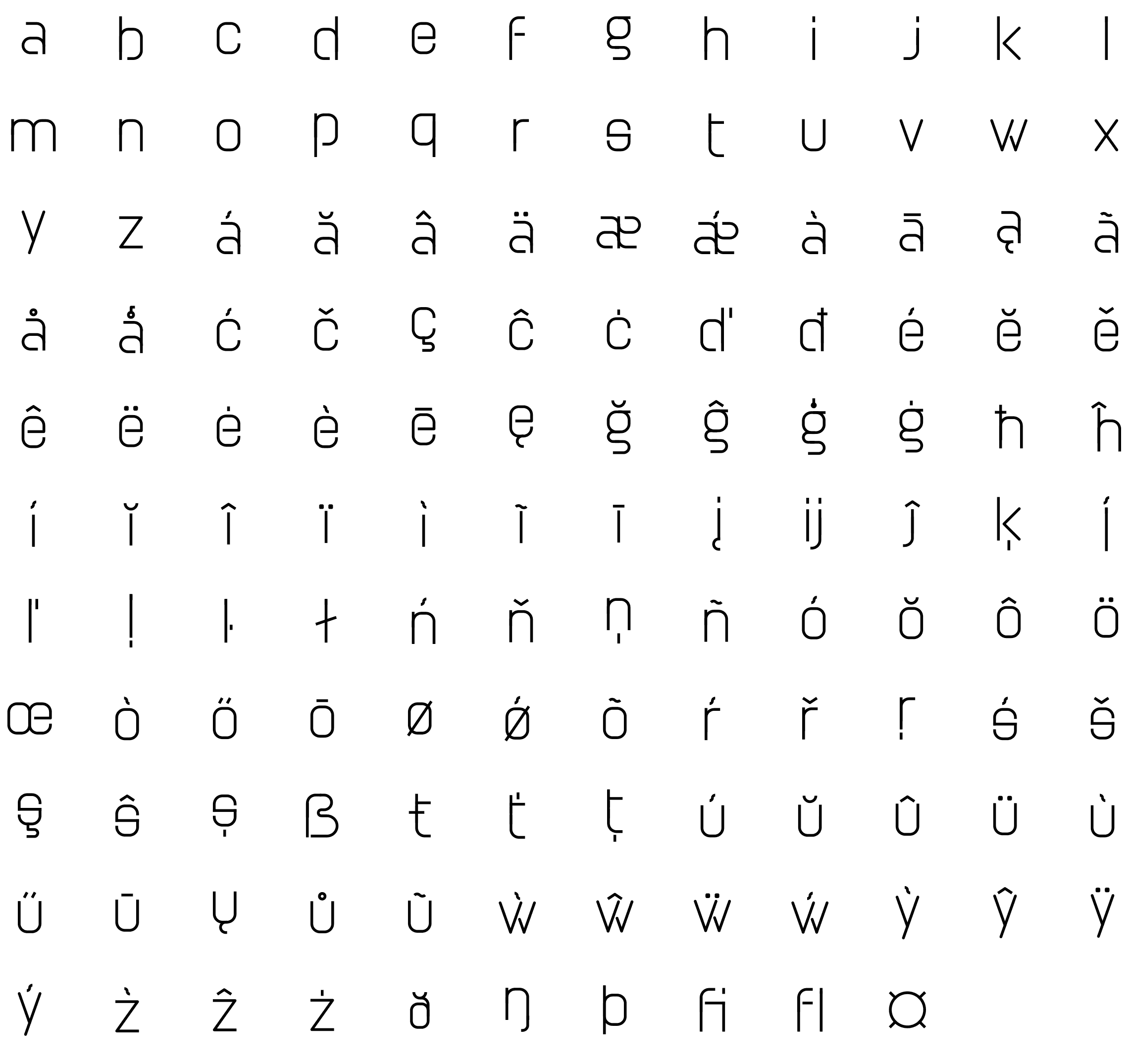 alphabet-and-symbols-line-icons-preview