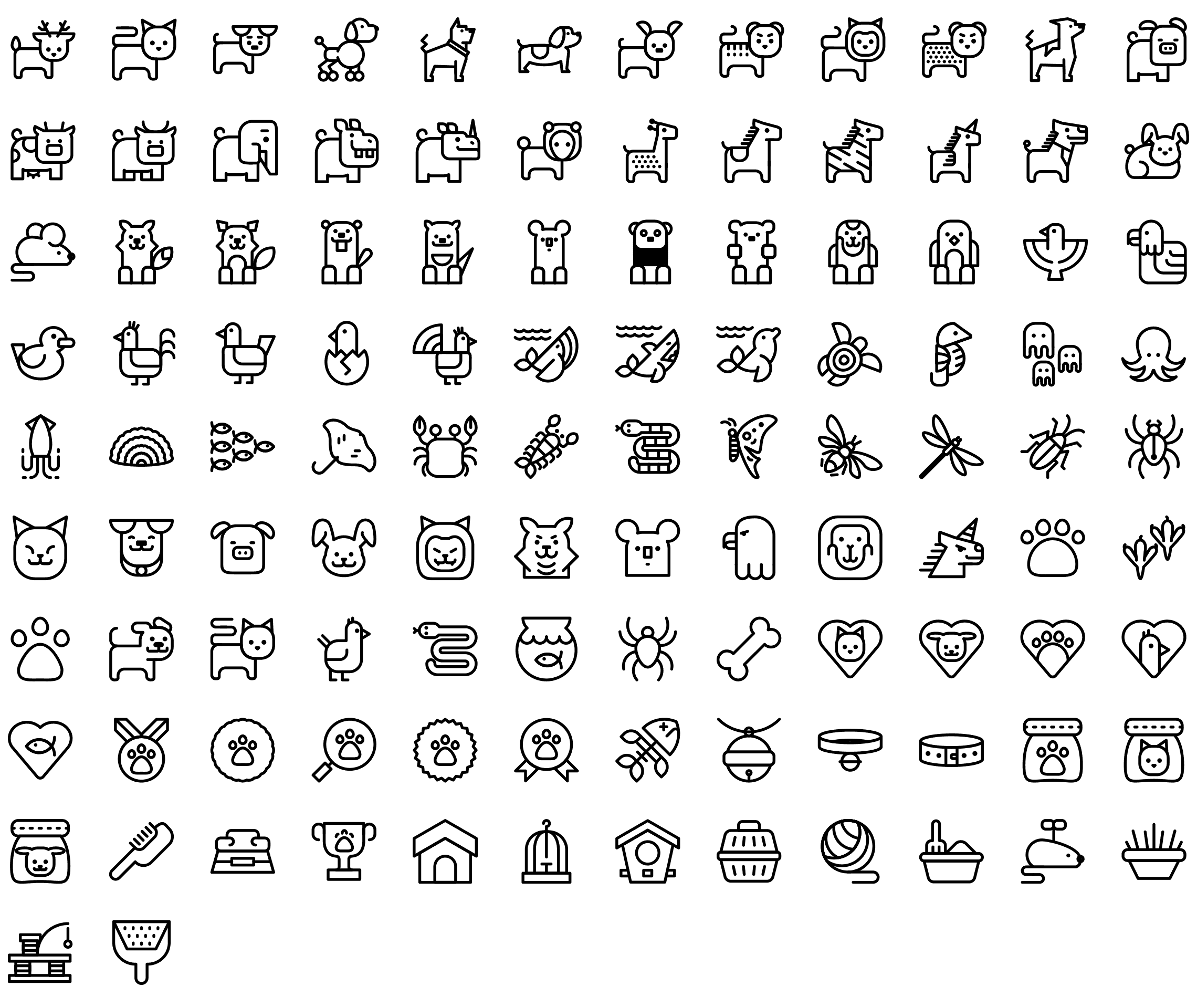 animals-line-icons-preview