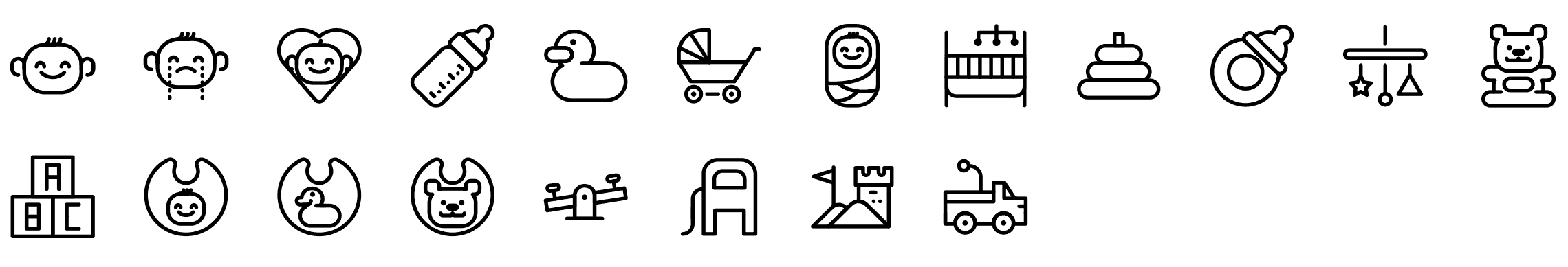 babycare-line-icons-preview