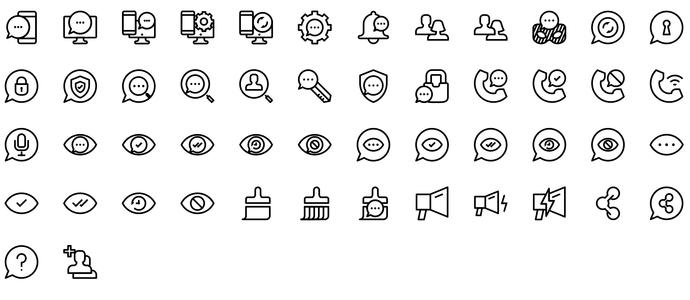 chat-app-content-line-icons-preview