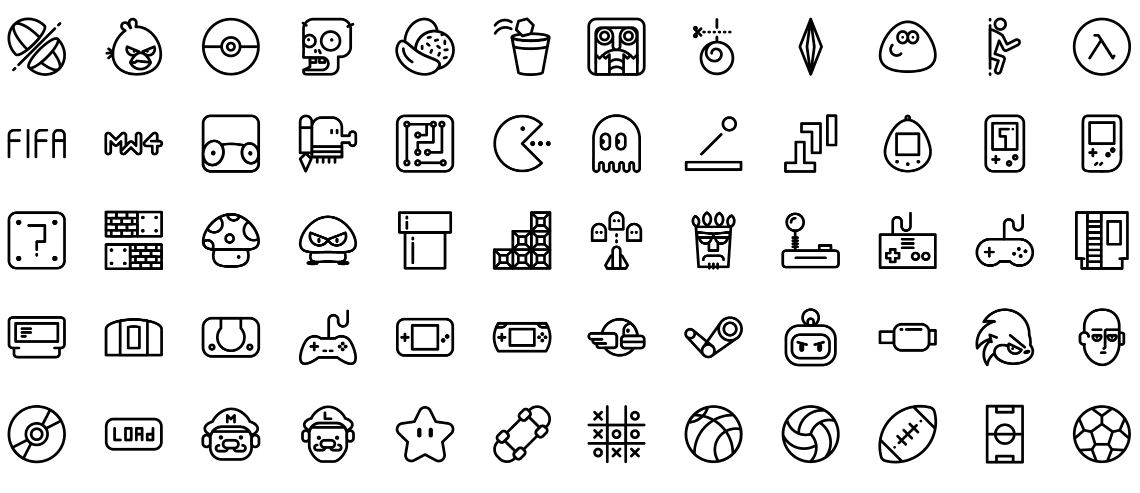 games-line-icons-preview