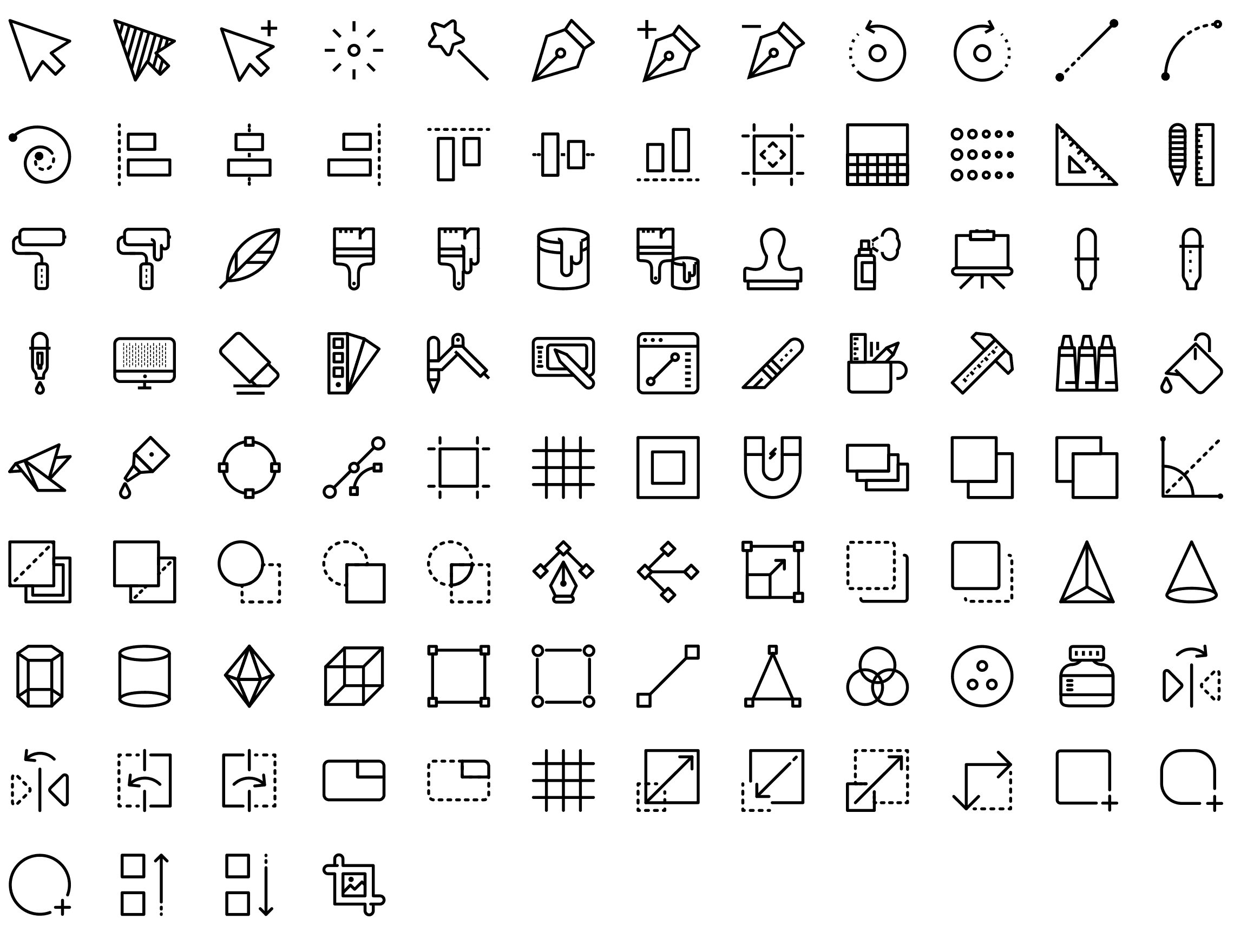 graphic-design-tools-line-icons-preview
