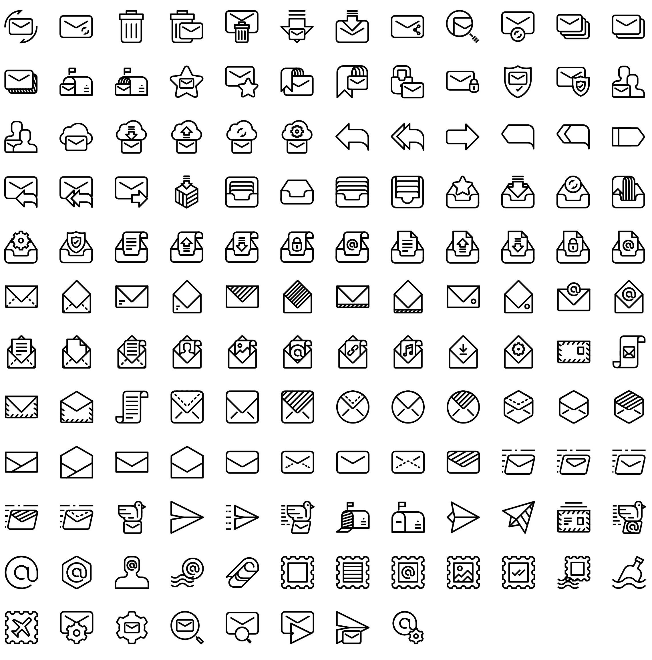 mail-line-icons-preview