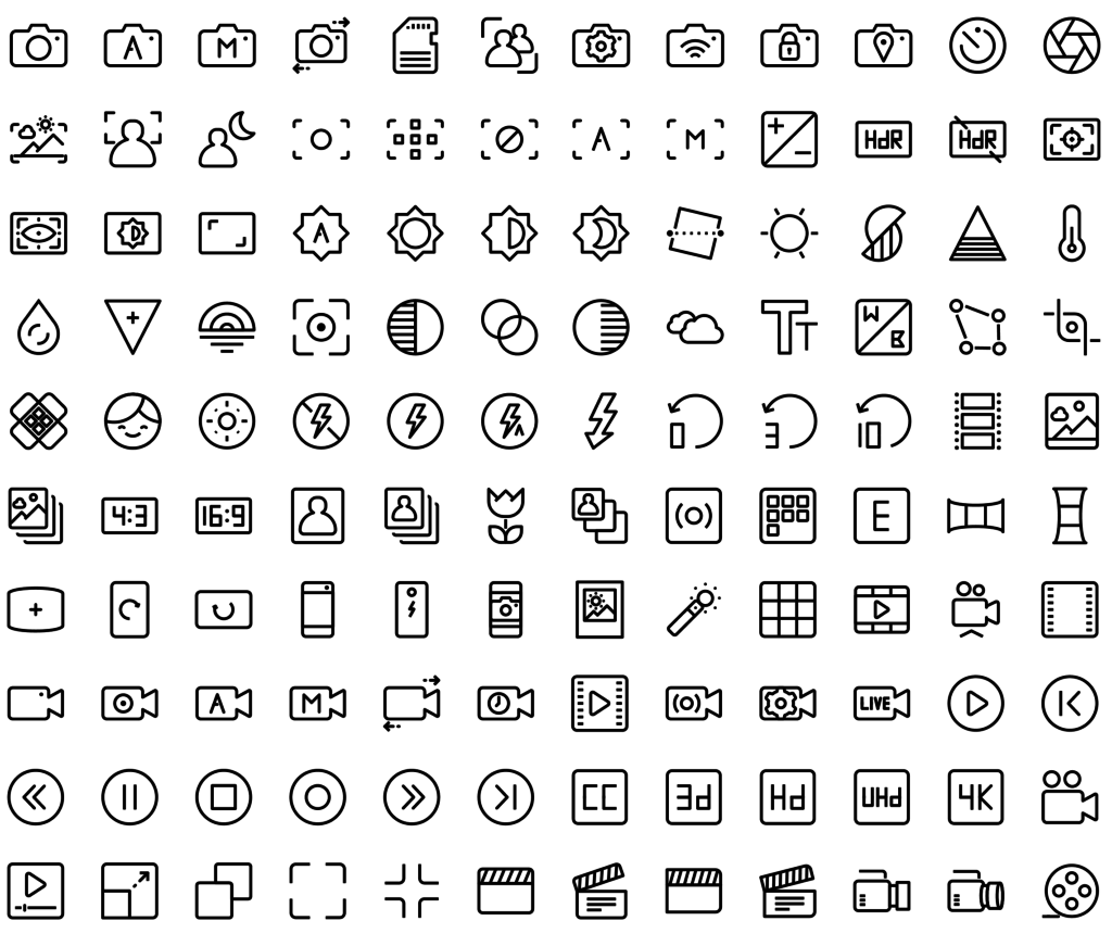 7,000 Native line icons pack - Round Icons Premium