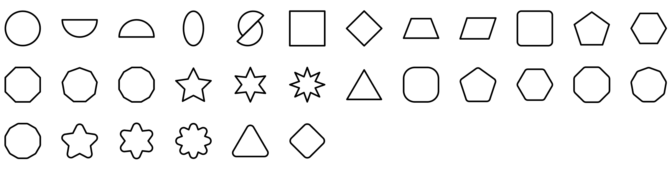 shapes-line-icons-preview