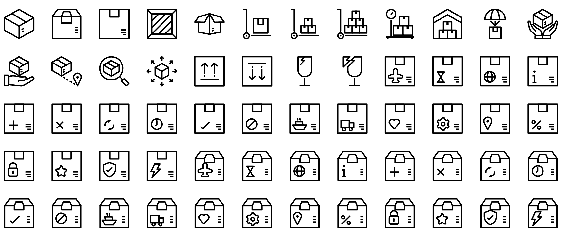 shipping-and-delivery-line-icons-preview