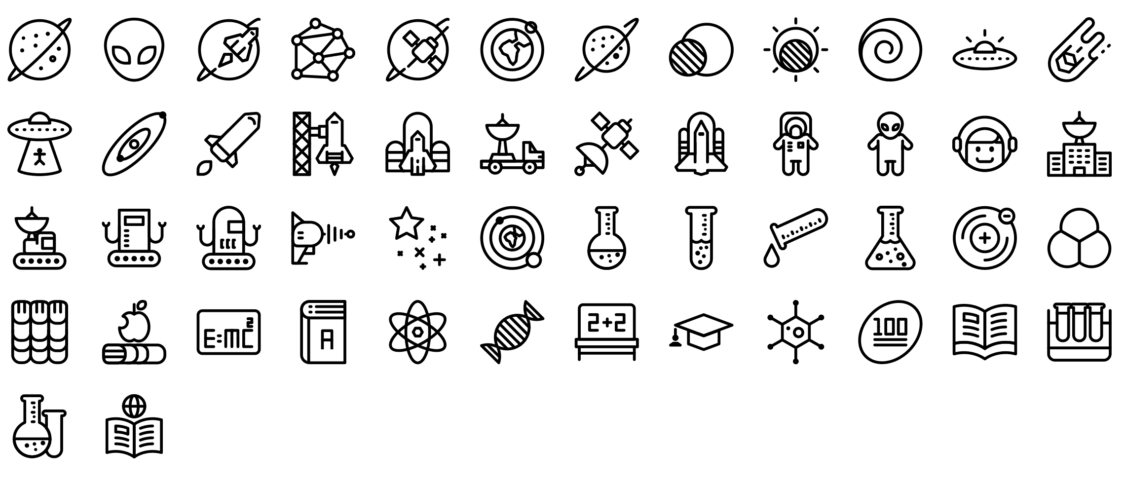 space-line-icons-preview