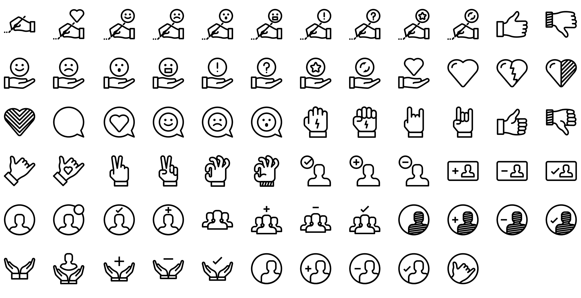 user-actions-line-icons-preview