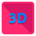 3D Flat Icon