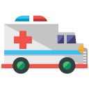 ambulance flat icon