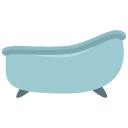 bathtub flat icon