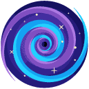 blackhole flat icon