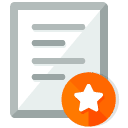 bookmark document flat icon