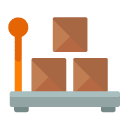 boxes transport flat icon