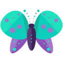 butterfly flat icon