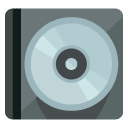 CD DVD Case Flat Icon