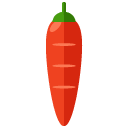 carrot flat icon